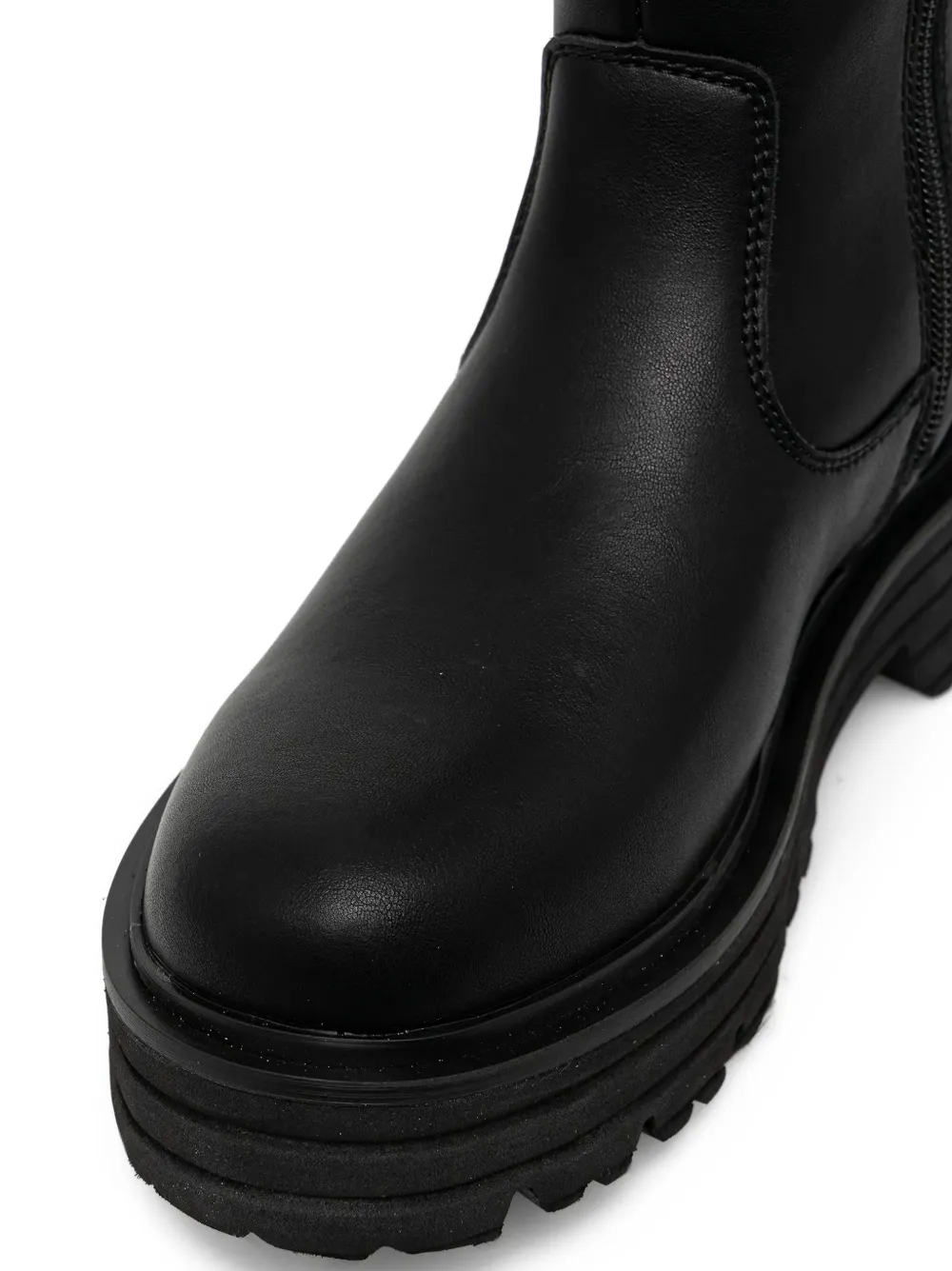 Patrizia Pepe girl Laarzen met ritssluiting en Fly-detail Zwart