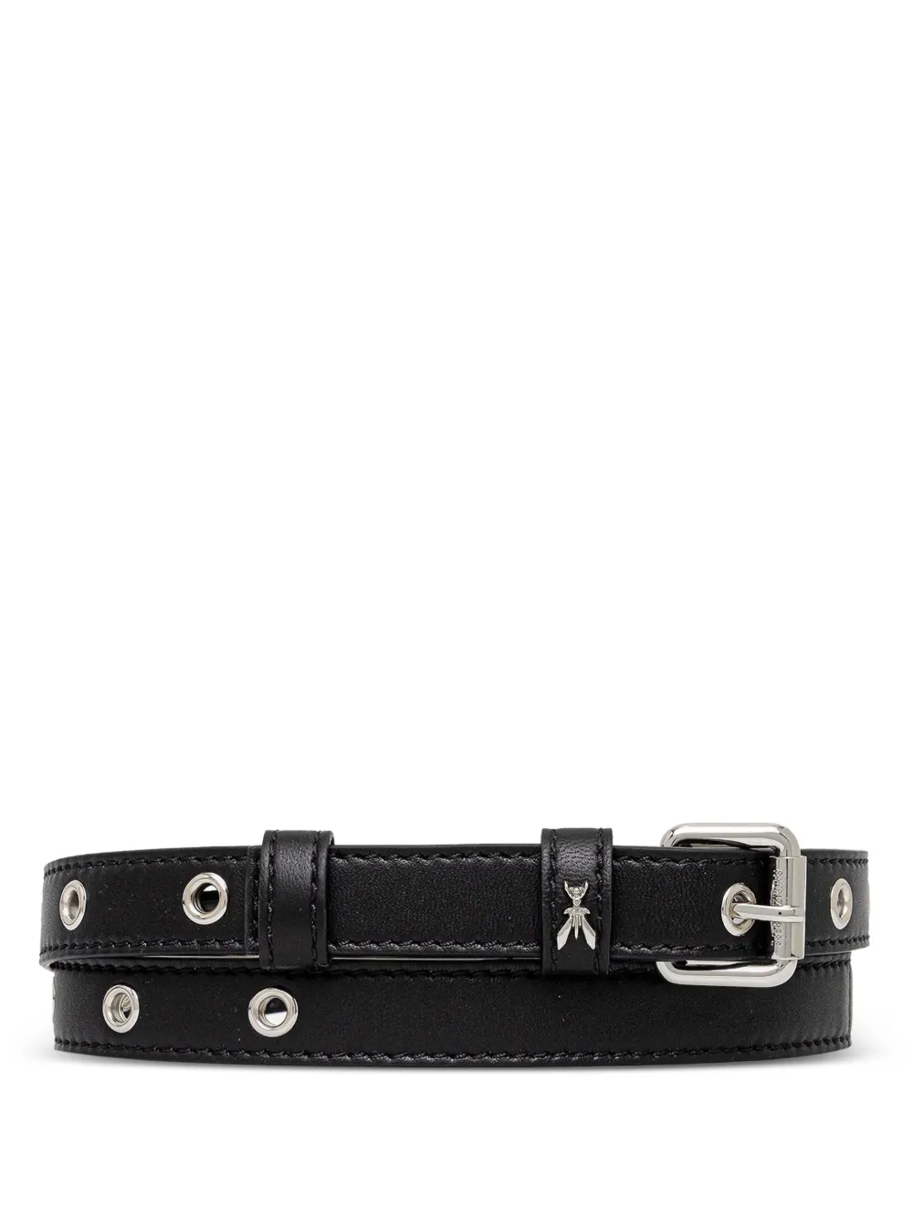 Patrizia Pepe logo-charm buckle belt - Nero