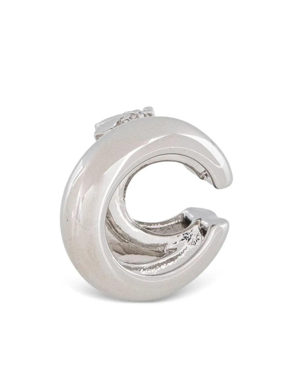 Patrizia Pepe Mittelgroßer Circle Ear Cuff - Silber