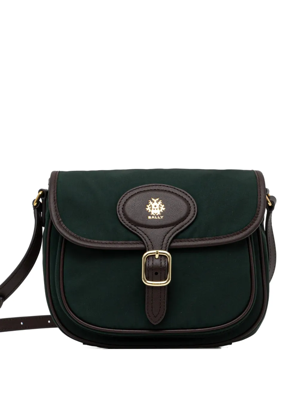 Bally small B-Light logo-detail cross body bag - Verde
