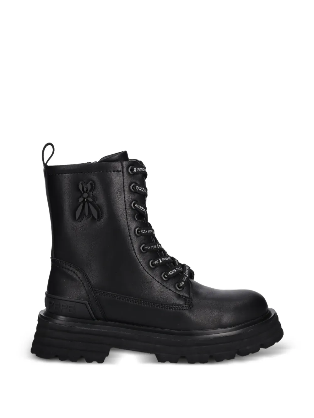 Patrizia Pepe girl Veterlaarzen met Fly-detail Zwart