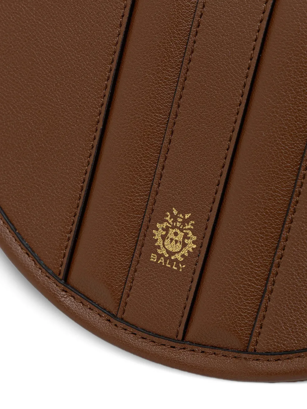 Bally Leren crossbodytas Bruin