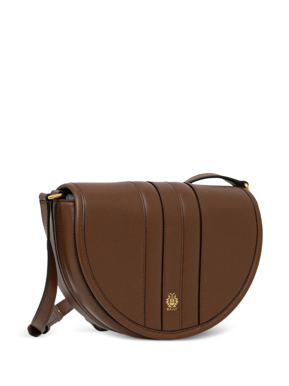 Bally Leren crossbodytas Bruin