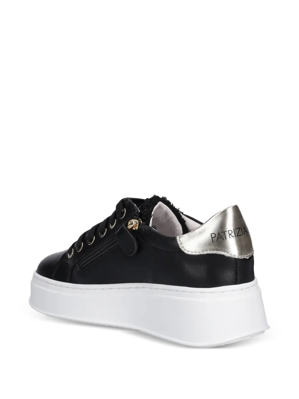 Patrizia Pepe girl Sneakers met Fly-detail Zwart
