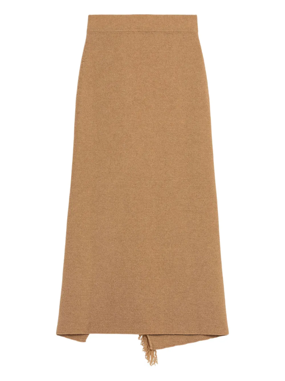 A Paper Kid Fringed Skirt In Neutral