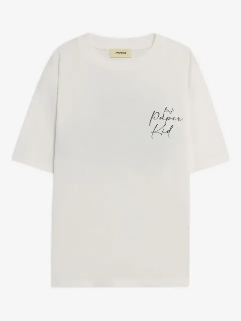 A Paper Kid Camiseta com logo