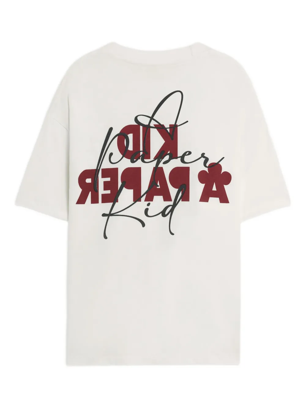 A Paper Kid Logo T-shirt In White