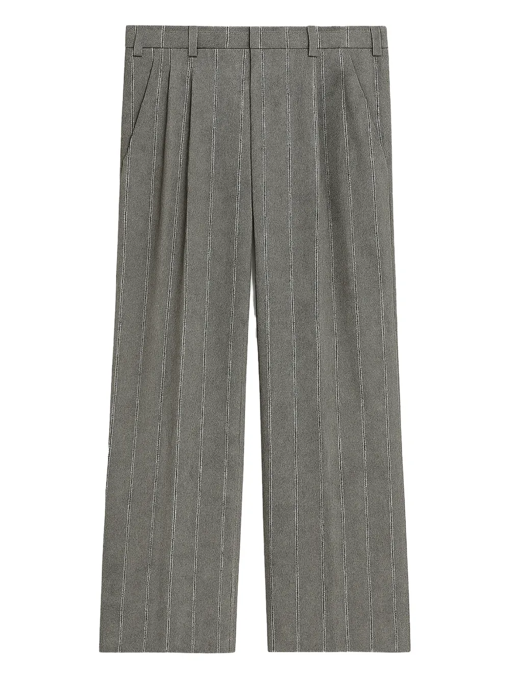 A Paper Kid pinstripe pleated trousers | Grey | Image 1