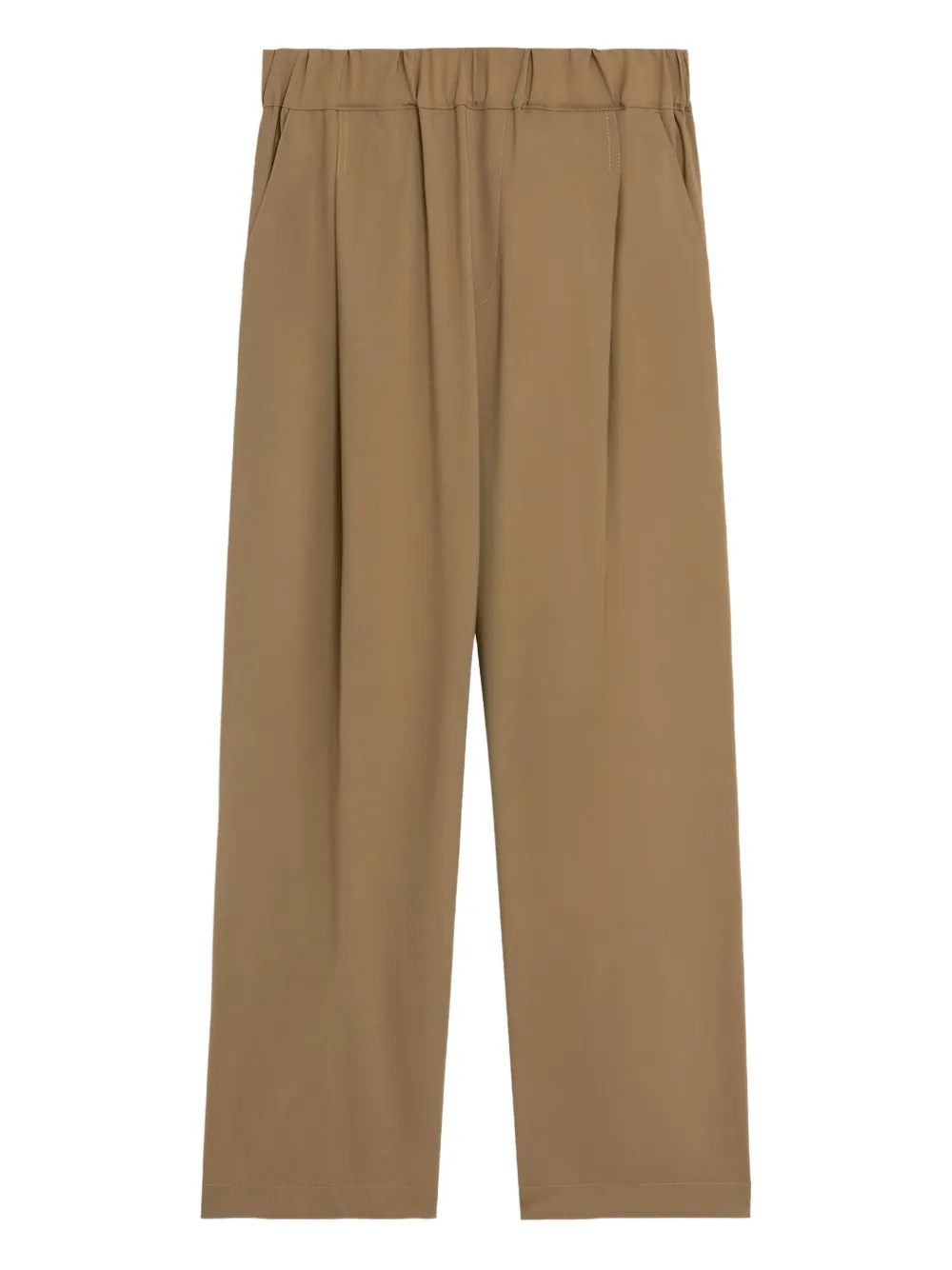 A Paper Kid pantalones plisados | marrón | Image 1