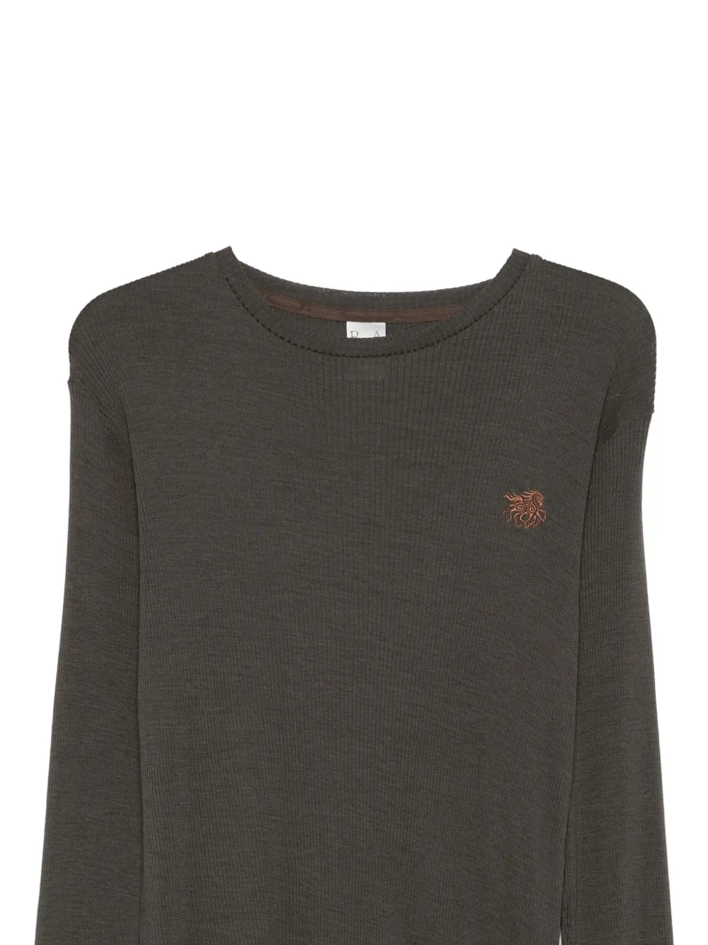 RANRA long-sleeve T-shirt | Brown | FARFETCH ZA