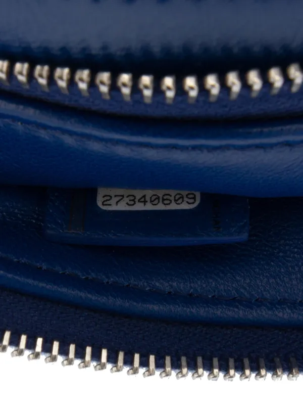 CHANEL Pre-Owned 2019 スモール バイカラー エイジドカーフ 31 ポーチ