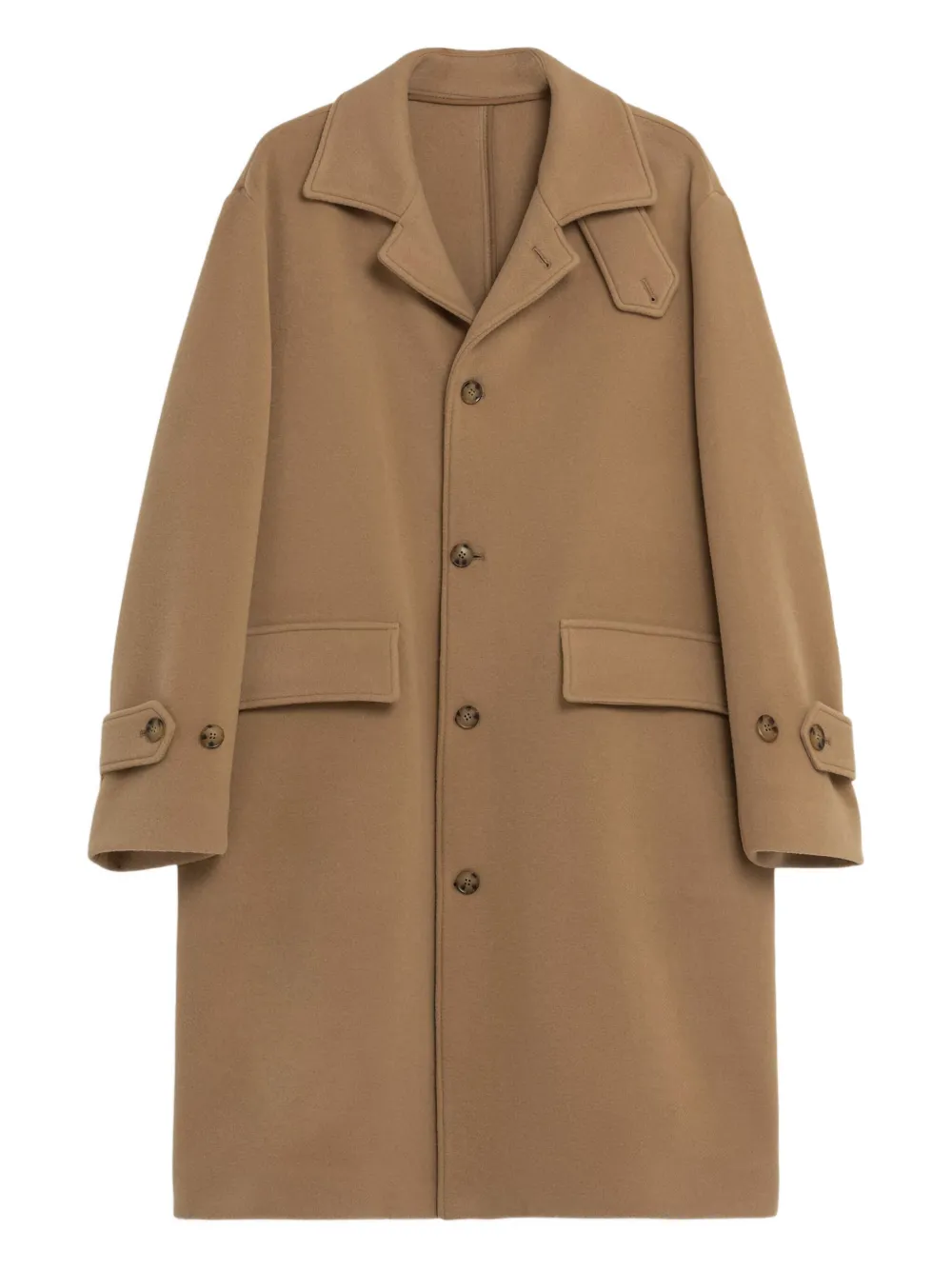 A Paper Kid buttoned coat | Brown | Image 1