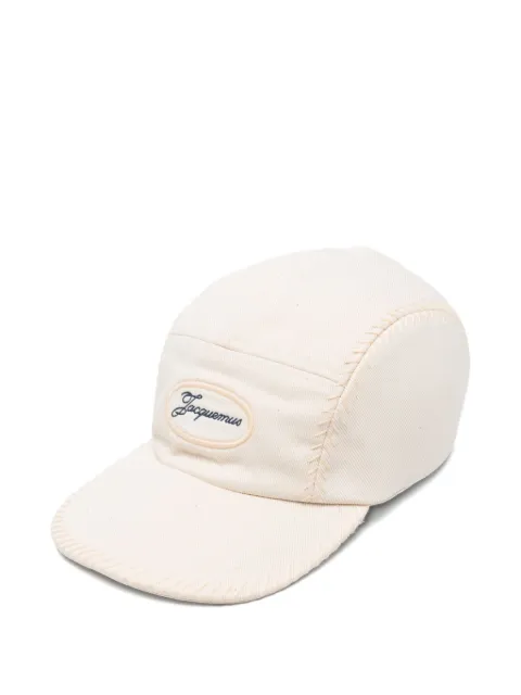 Jacquemus logo-embroidered cap