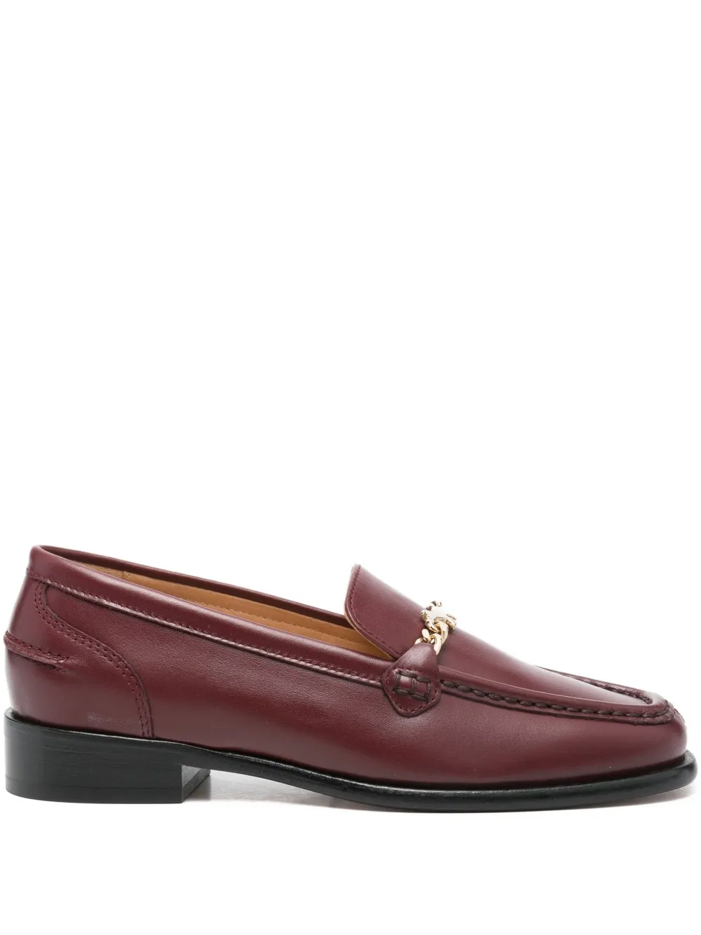 Maison Kitsuné Profile Fox loafers Rood