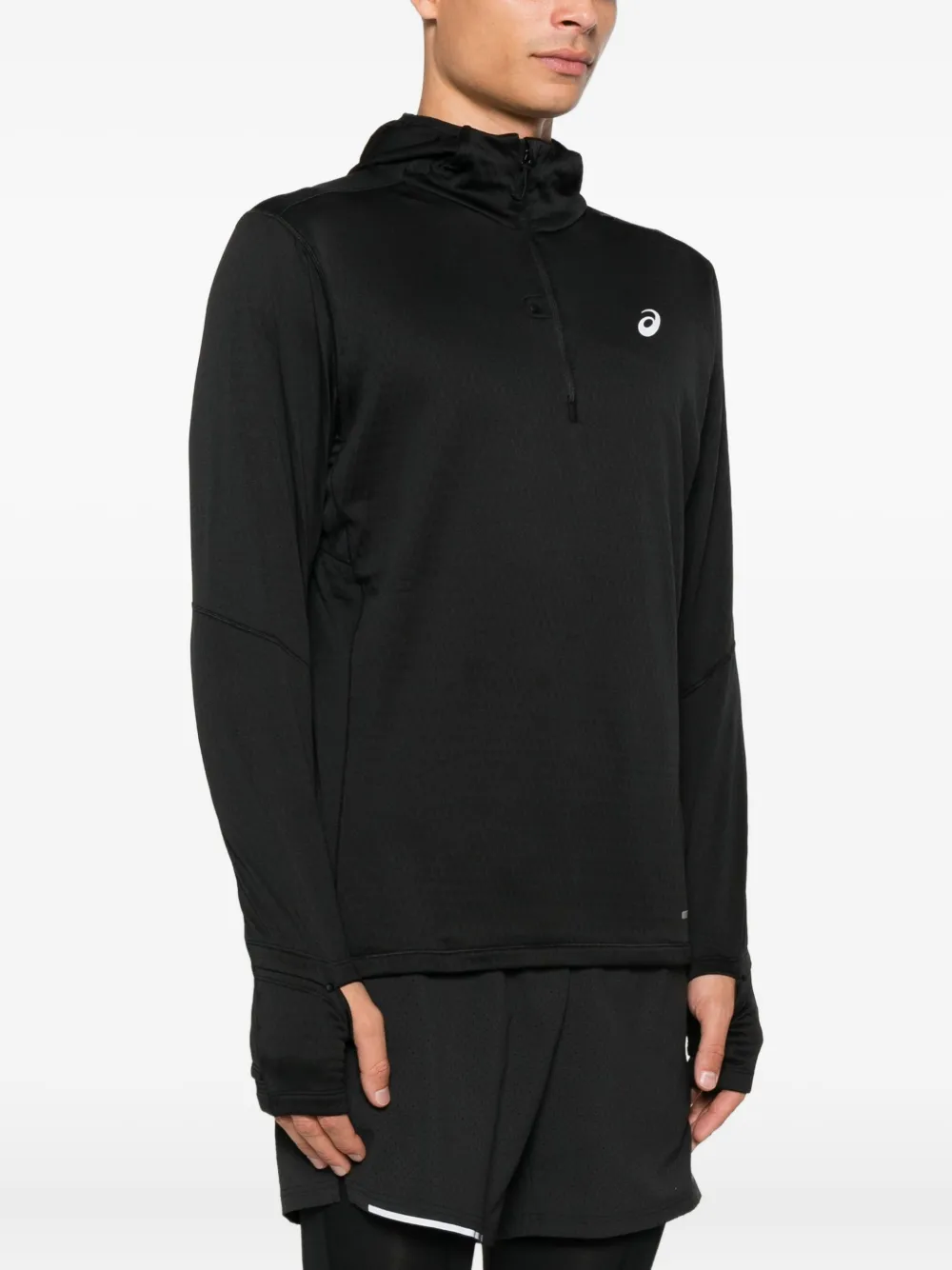 ASICS Road Winter hoodie Zwart