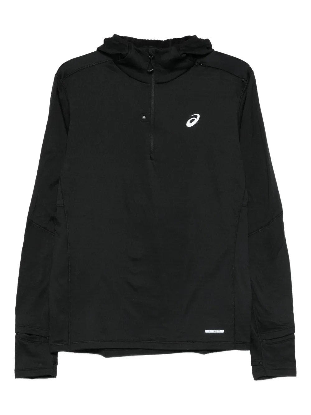 ASICS sudadera Road Winter con capucha | negro | Image 1