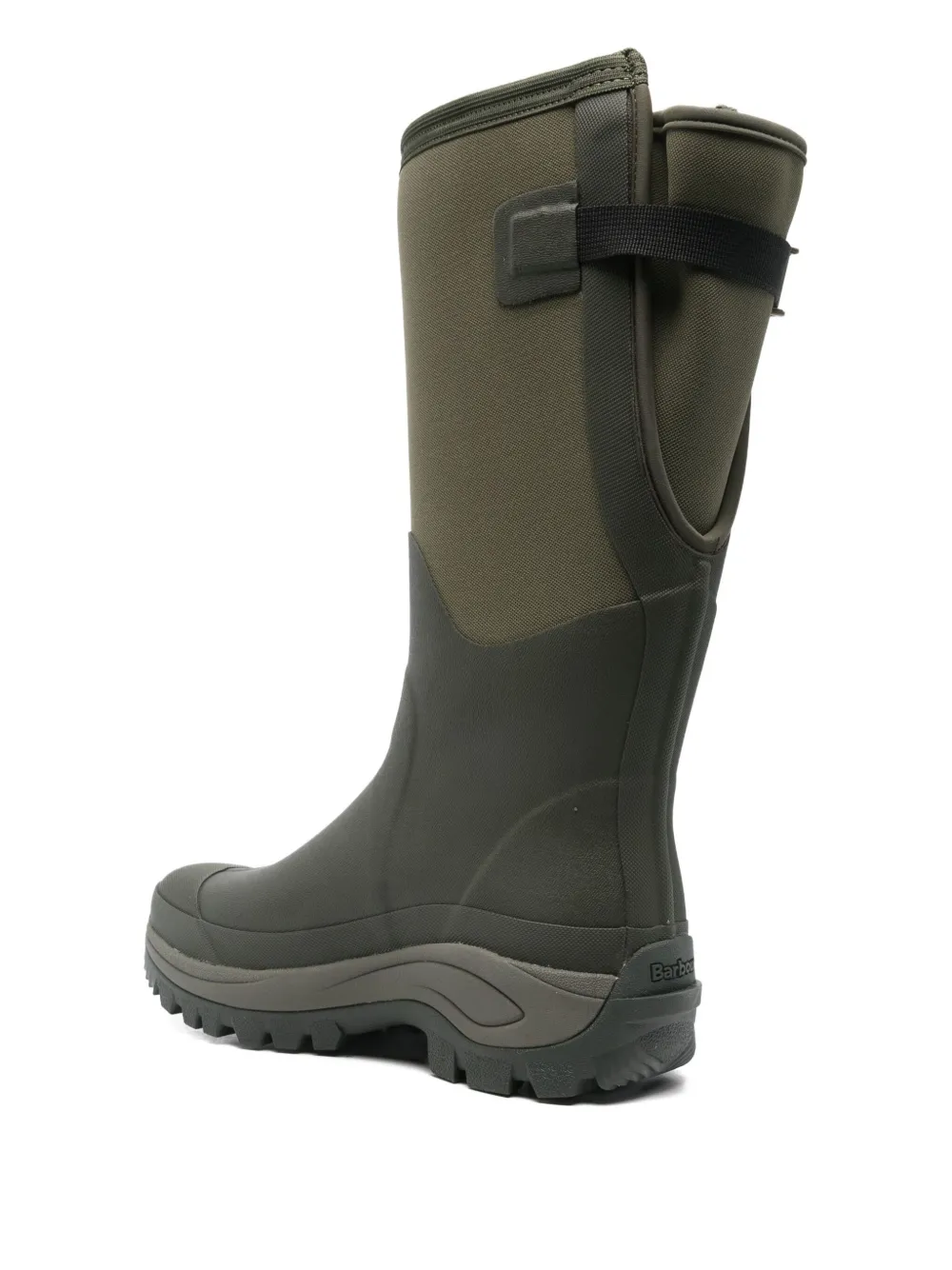 Barbour 50 mm laarzen met vlakken Groen