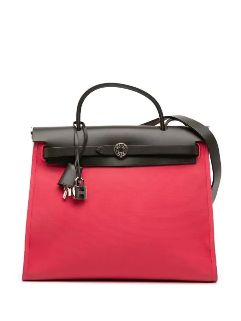 Hermès Pre-Owned 2017 Toile Herbag Zip 31 satchel