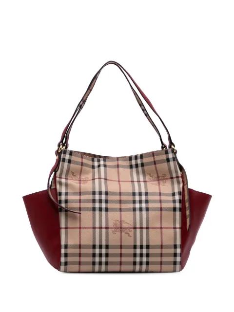 Burberry Pre-Owned 2000-2017 Small Haymarket Check Coated Canvas Canterbury tote bag
