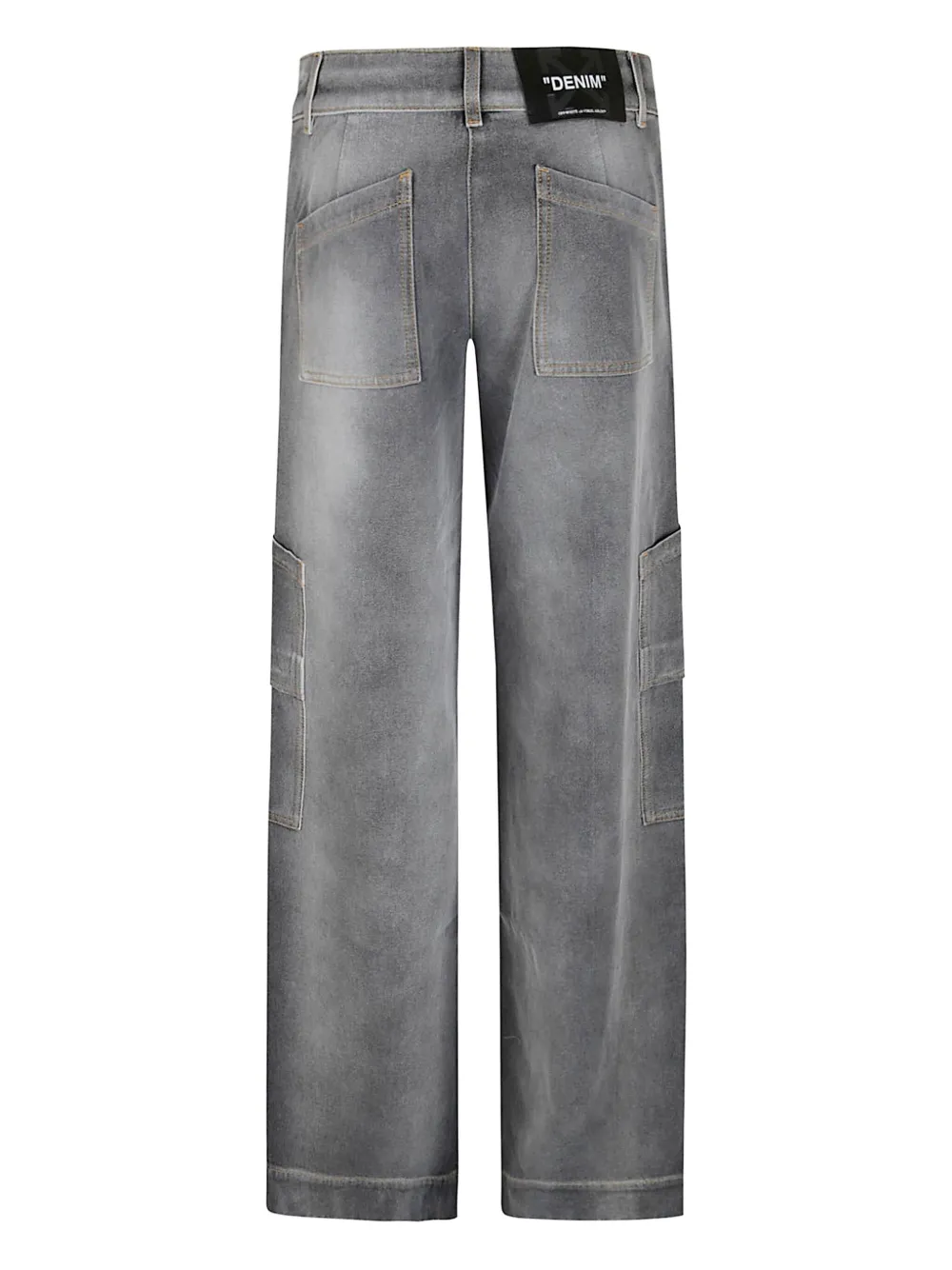 Off-White cargo-pocket denim jeans - Grijs