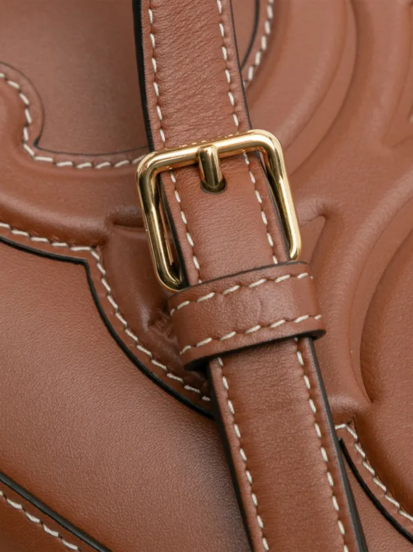 Celine Pre-Owned 2022 Mini Calfskin Cuir Triomphe Camera Shoulder