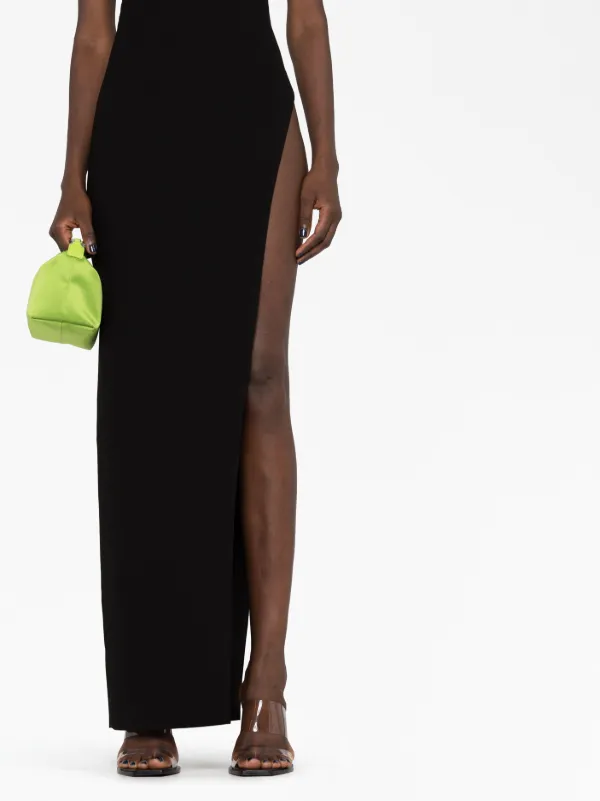 Mônot ワンショルダー マキシドレス | ブラック | FARFETCH JP