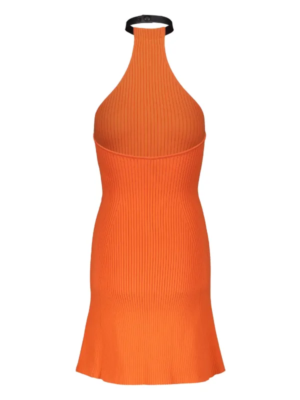 Courrges Ribbed Mini Dress