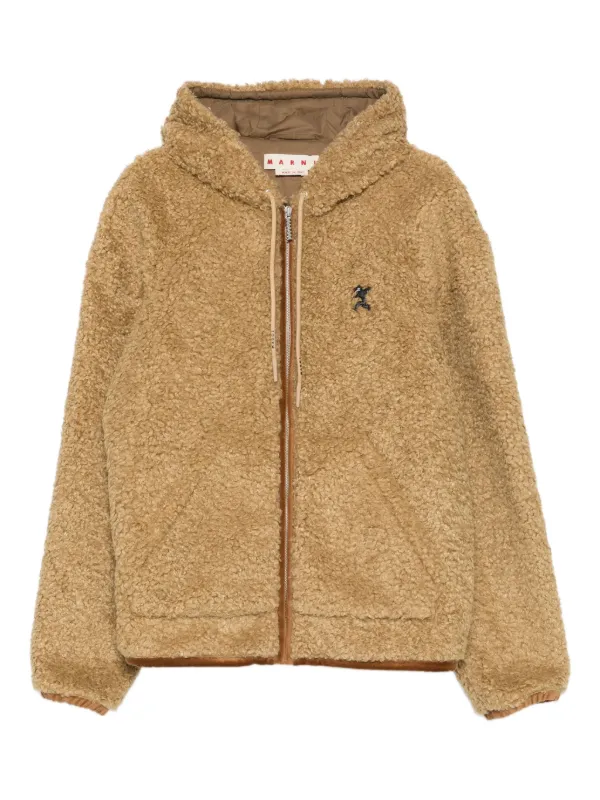 ジャケット・アウター marni hooded mods coat jacket archive Marni Hooded zip-up Jacket | Neutrals | FARFETCH RO