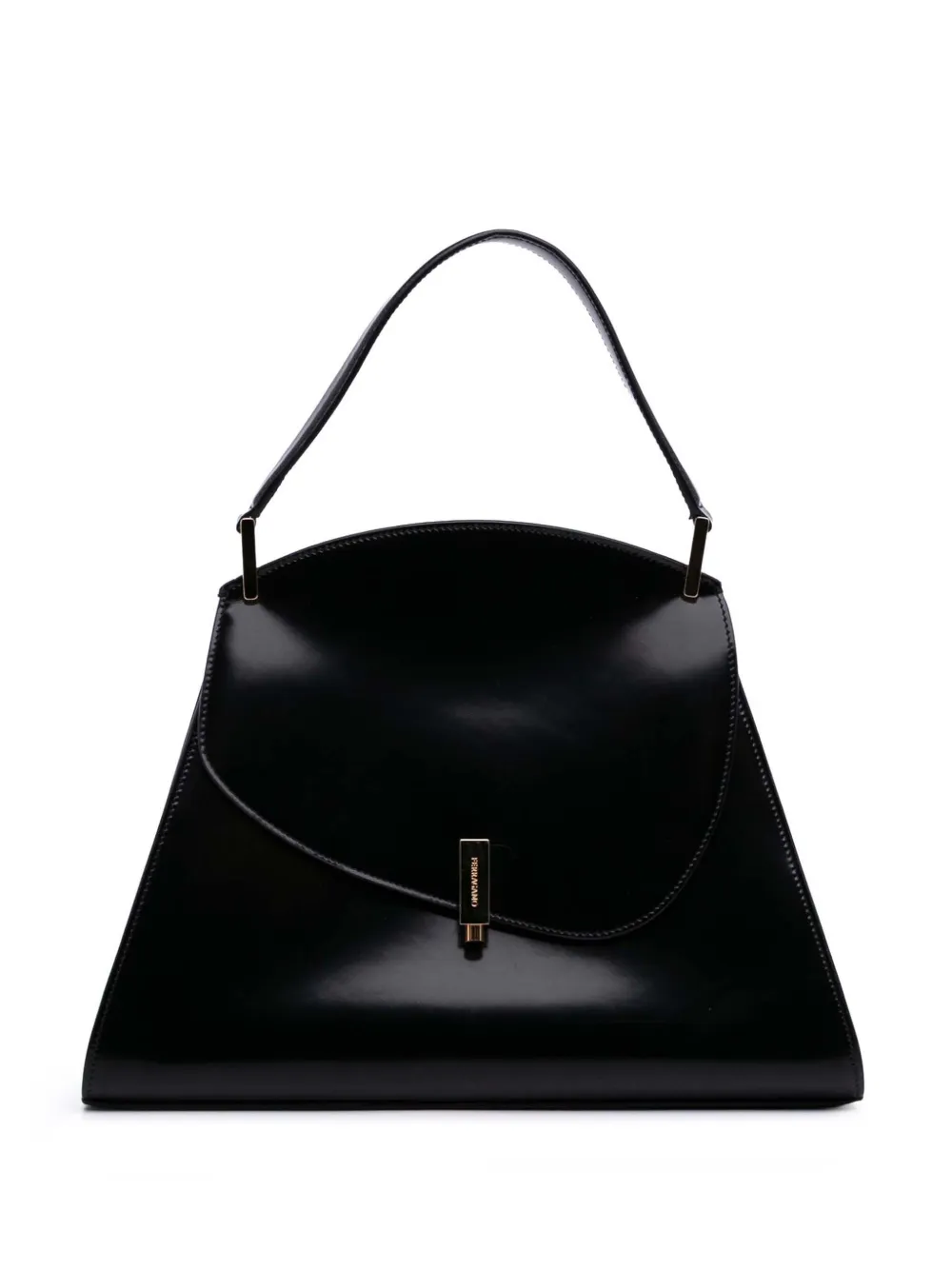 Ferragamo Pre-Owned 2000-2020 Medium Leather Prisma Top Handle Bag handbag | Black | Image 1