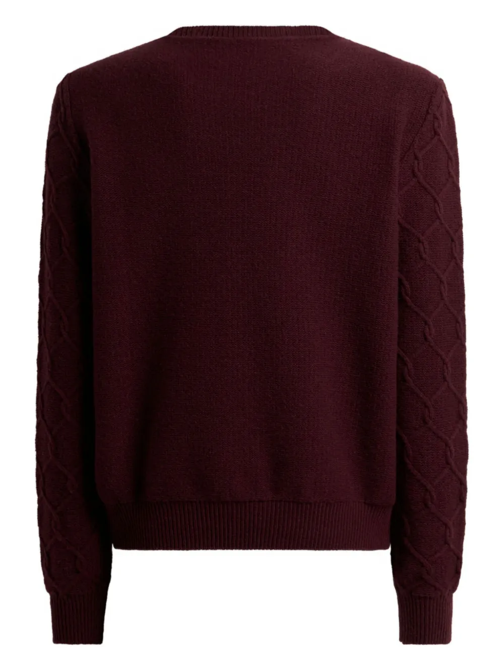 ETRO embroidered wool sweater - Rood