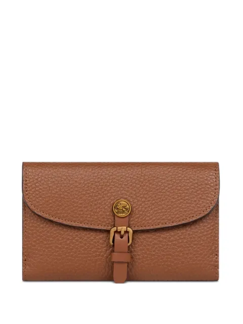 ETRO cartera de piel con detalle del logo