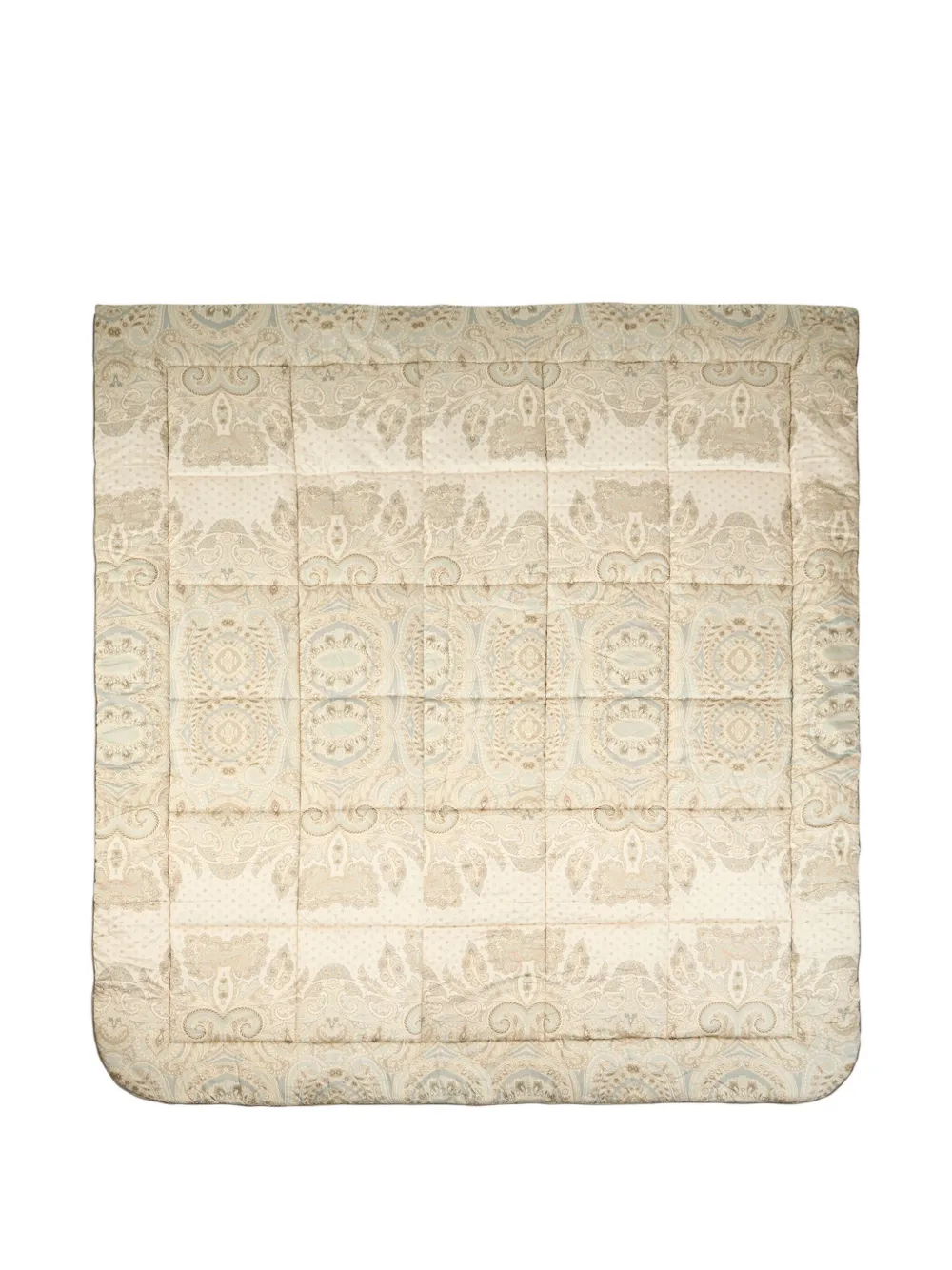 ETRO HOME medallion-motif cotton quilt (270cm x 270cm) | Neutrals | Image 1