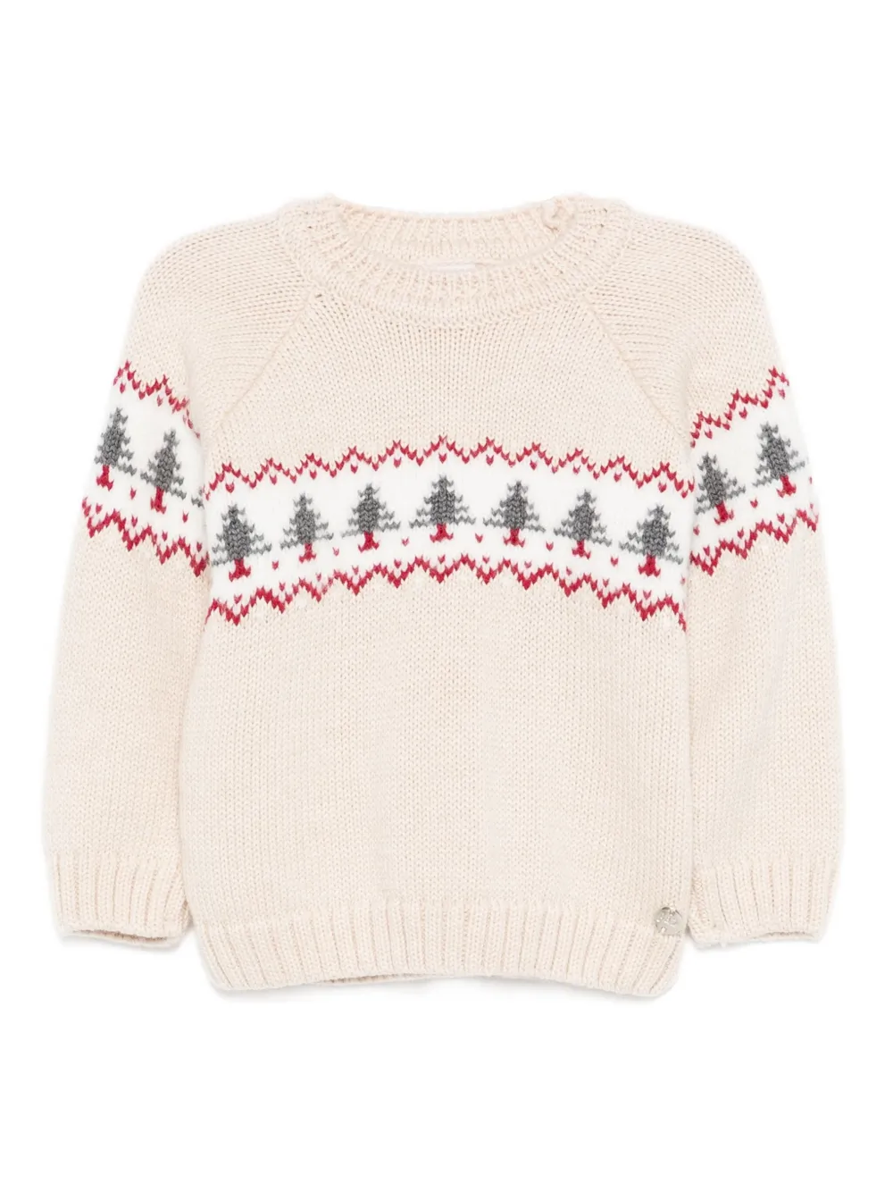 Paz Rodriguez Christmas Tree セーター - ニュートラル Paz Rodriguez Christmas Tree セーター - ニュートラル