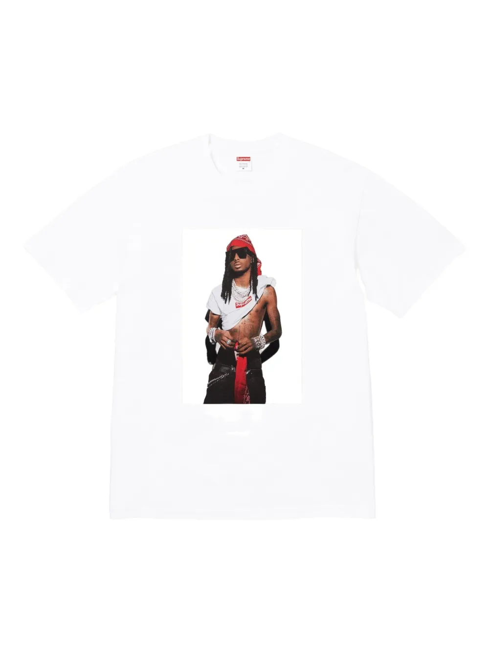 Supreme T-Shirt mit grafischem Print - Weiß