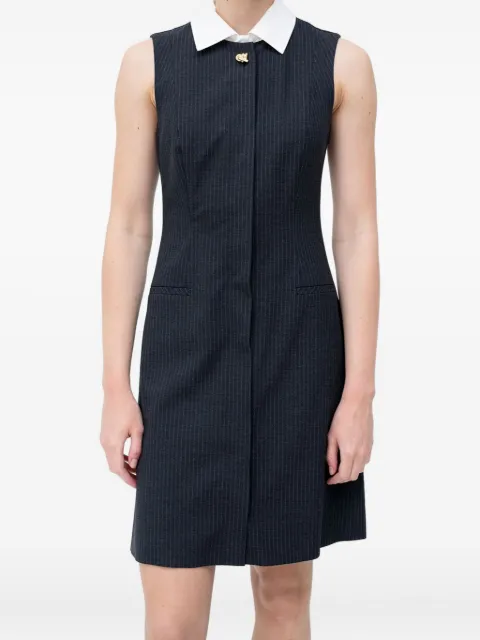 HUGO pinstripe collared mini dress