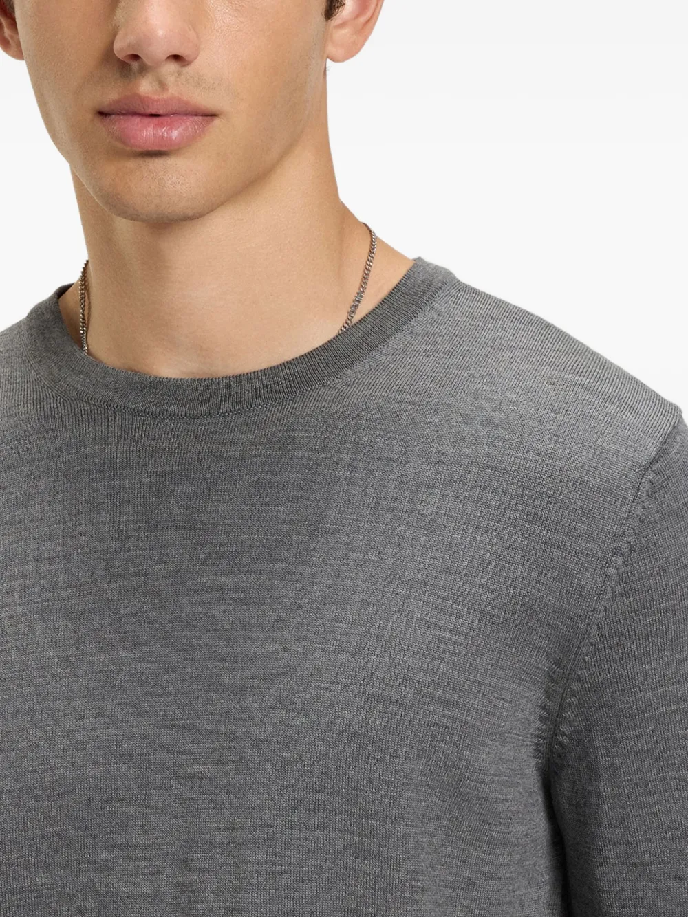 Hugo Boss Long-sleeve Sneakers In Gray