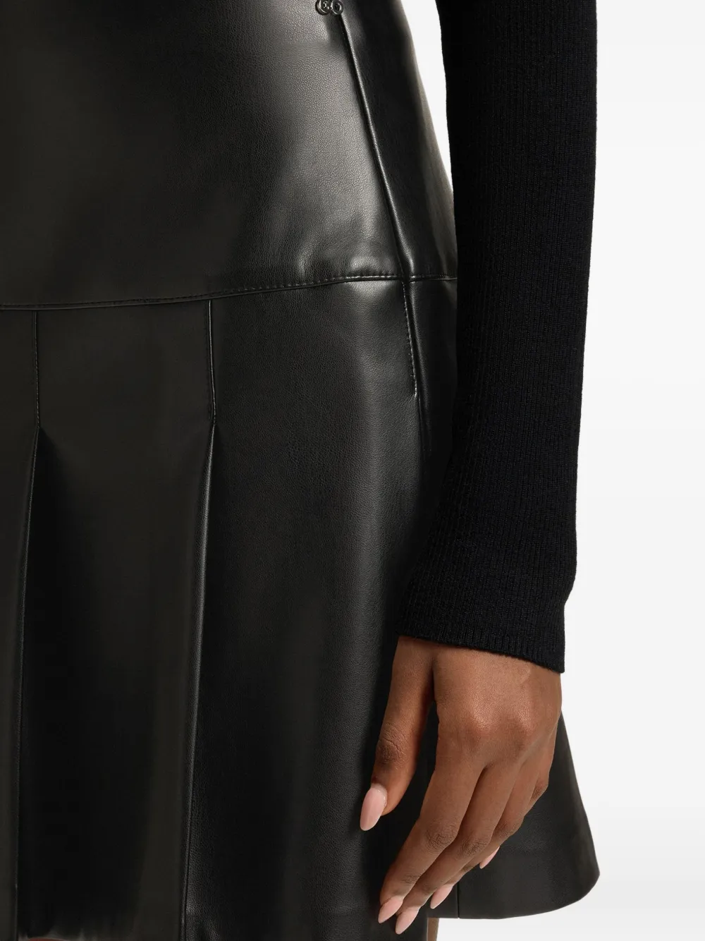 HUGO Mini-plooirok Zwart