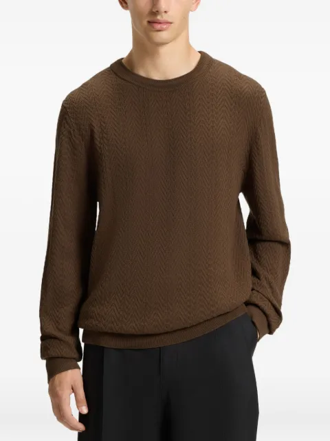 HUGO textured sneakers 