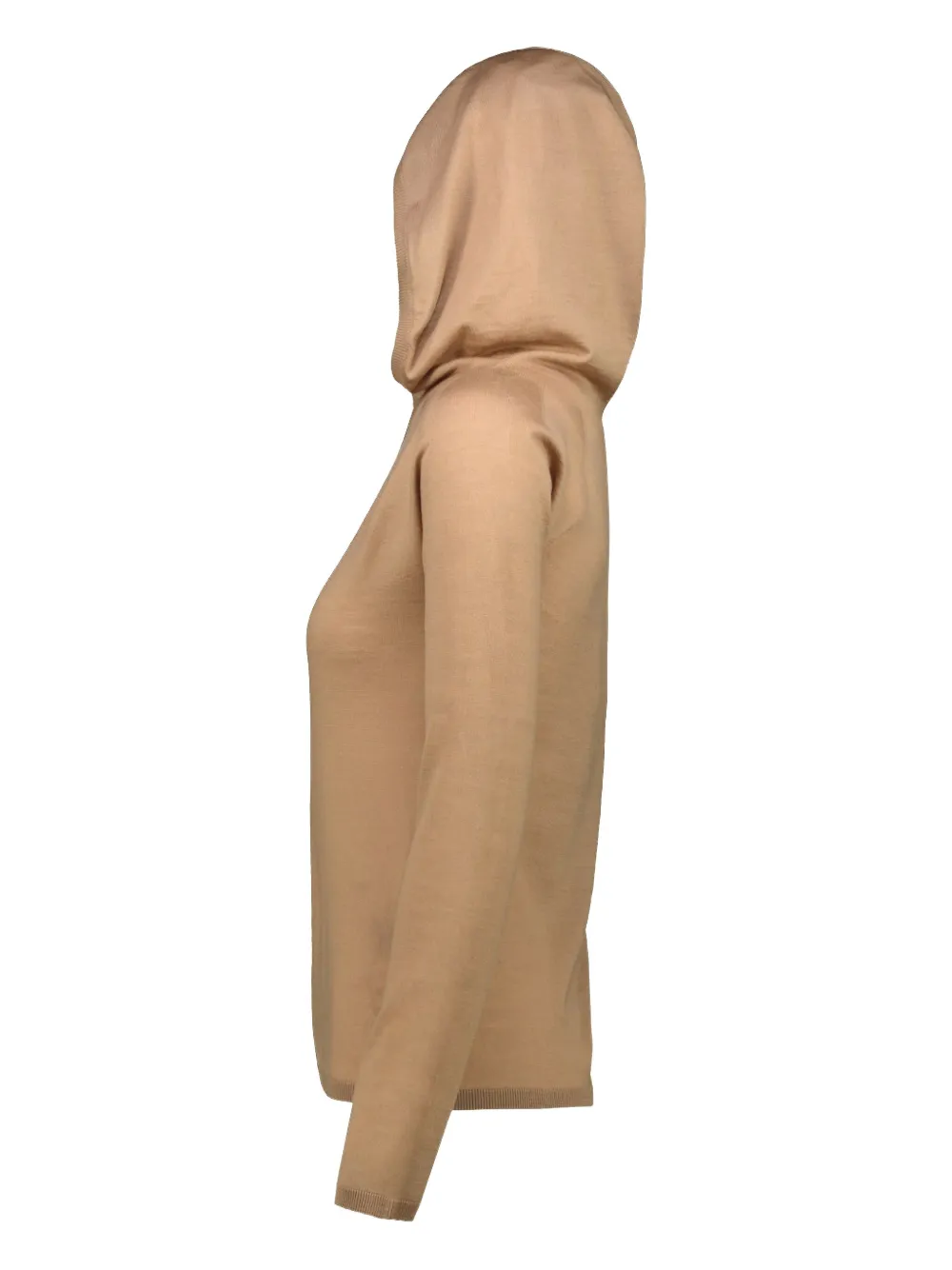 Courrèges Logo-embroidered Wool Hoodie In Neutral