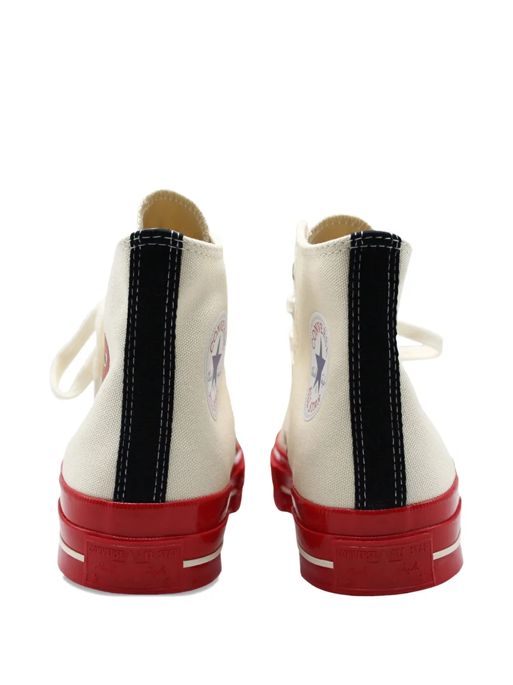 Comme Des Garçons Play X Converse Chuck 70 Sneakers In White