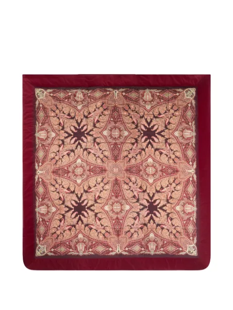 ETRO HOME colcha con motivo de hojas (270 cm x 270 cm)