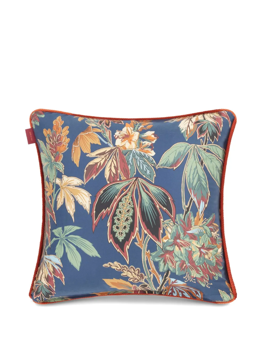 ETRO HOME Paisley foliage-motif cushion (45cm x 45cm) | Blue | Image 1