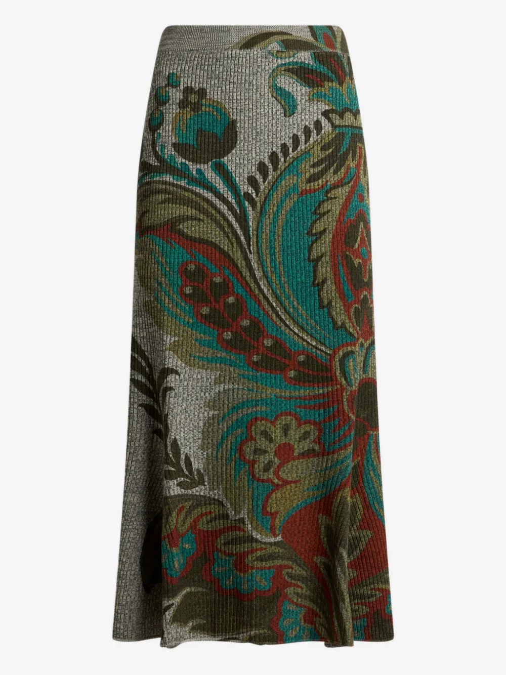 ETRO フローラル ストレートスカート | グレー | Image 1