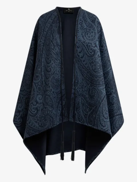 ETRO cape i ull och kashmir