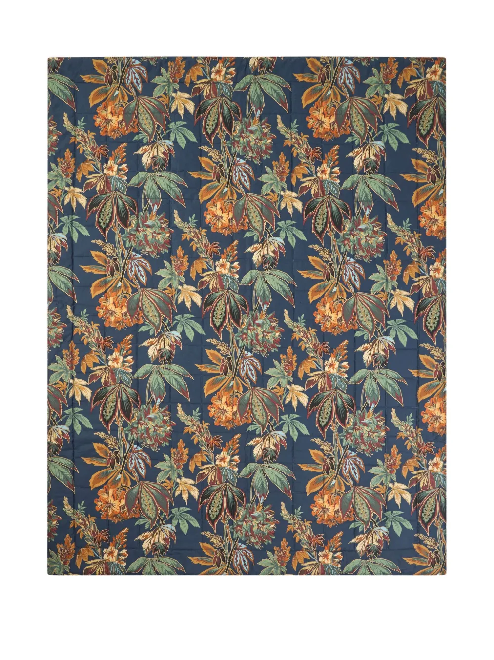 ETRO HOME quilted floral blanket (130cm x 180cm) | Blue | Image 1