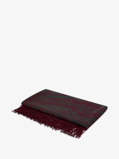 ETRO HOME jacquard Paisley blanket (140cm x 180cm)