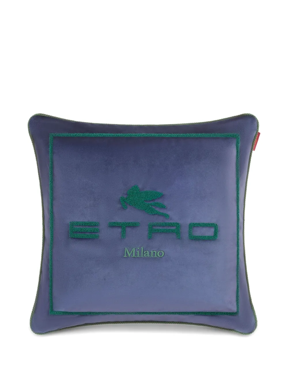 ETRO HOME embroidered Pegaso cushion (45cm x 45cm) | Blue | Image 1