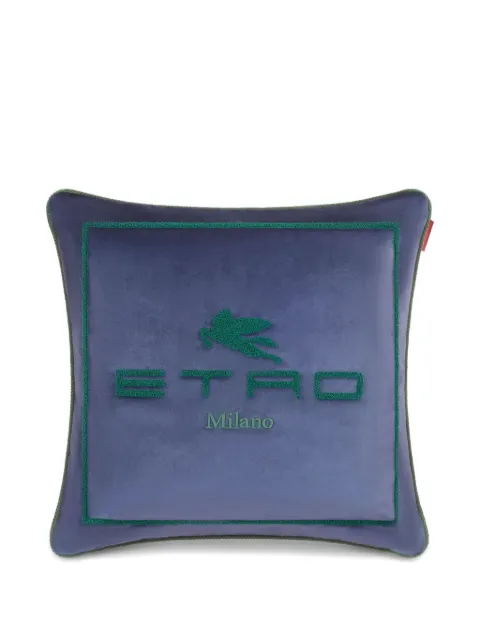 ETRO HOME 페가소 자수 쿠션 45cm X 45cm