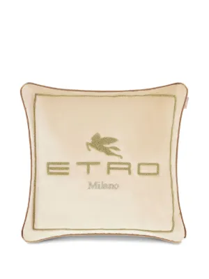 ETRO HOME Pegaso ペイズリークッション | オレンジ | FARFETCH JP