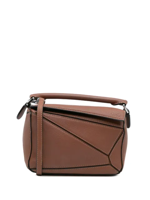 Loewe Pre-Owned 2022 Mini Calfskin Puzzle satchel